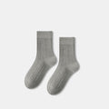 Cable-Knit Cotton Crew Socks for Women