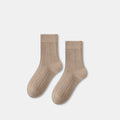 Cable-Knit Cotton Crew Socks for Women