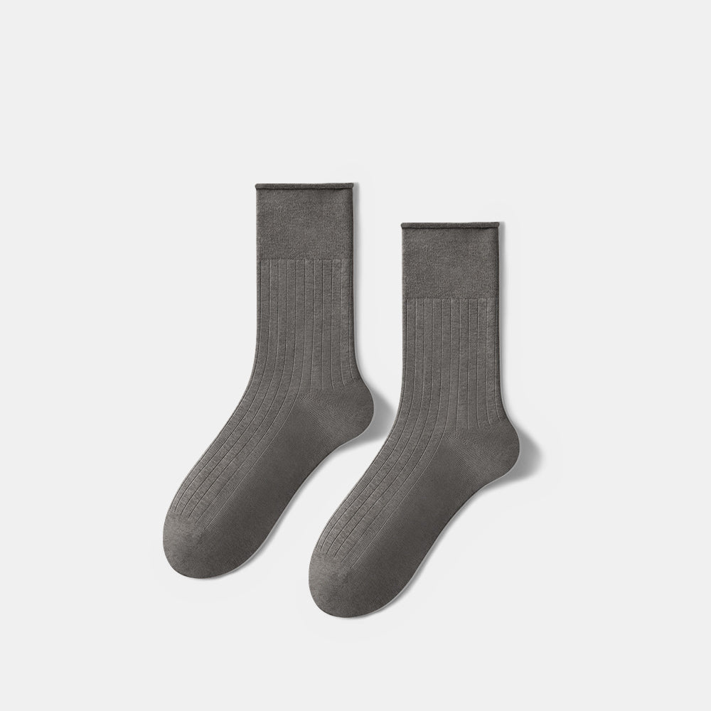 Slouchy Cotton Crew Socks for Women