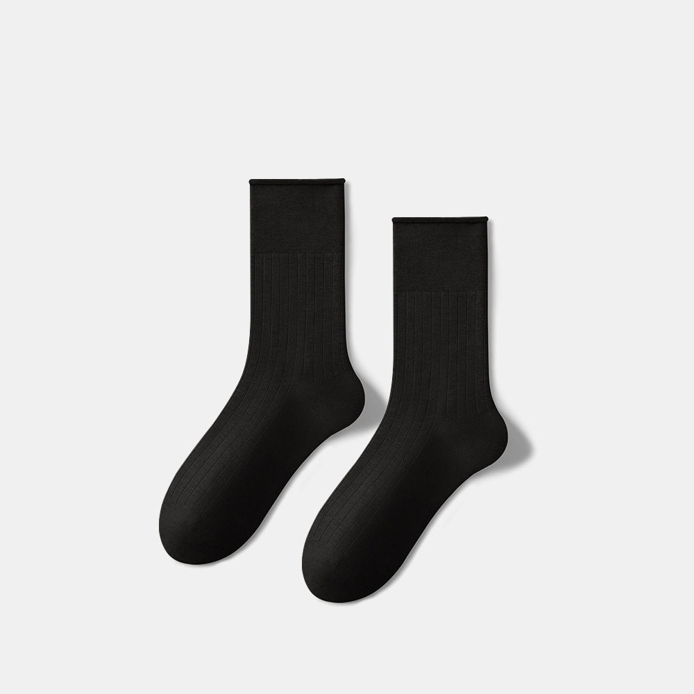 Slouchy Cotton Crew Socks for Women
