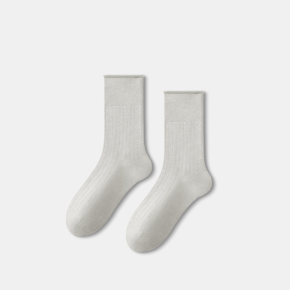 Slouchy Cotton Crew Socks for Women