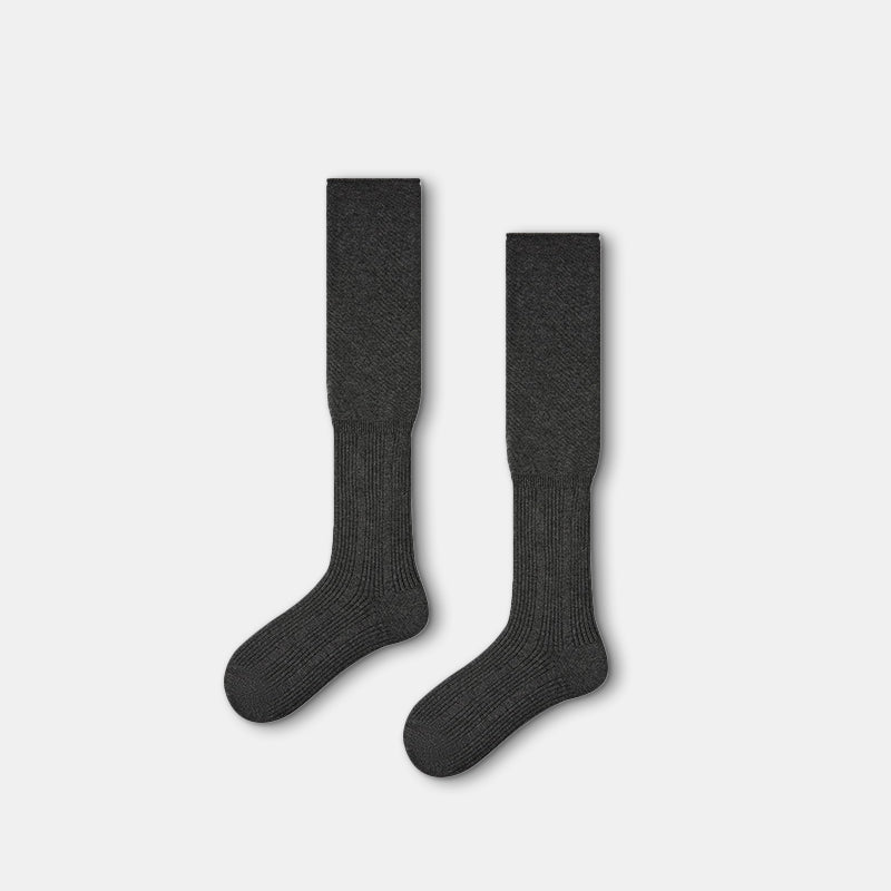 Cotton Knee-High Socks for Women