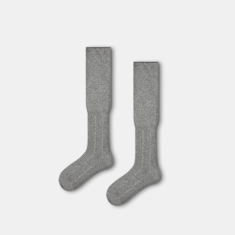 Cotton Knee-High Socks for Women