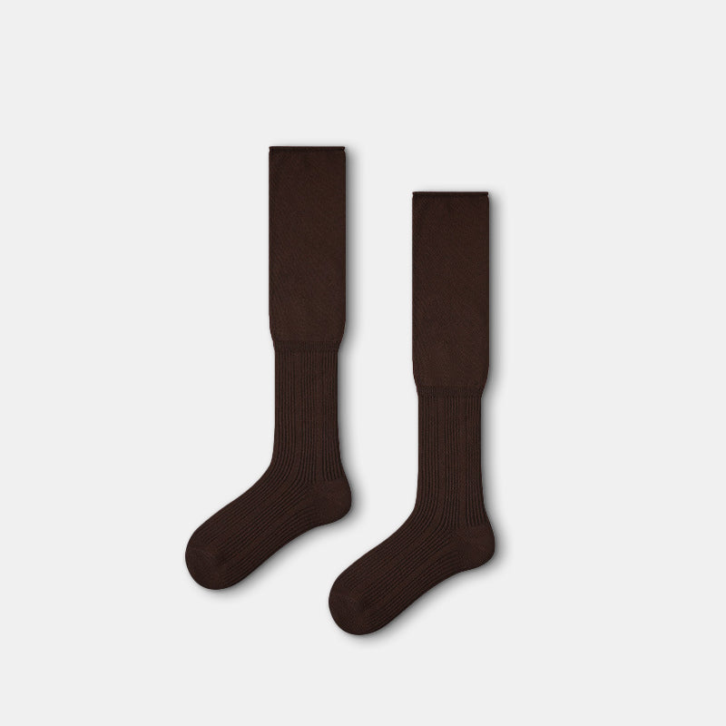 Cotton Knee-High Socks for Women