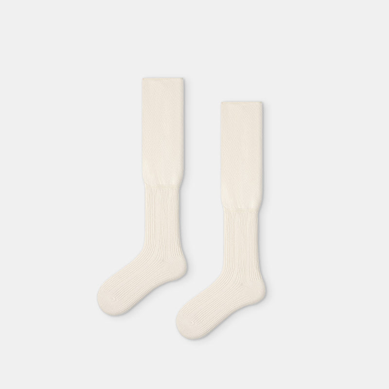 Cotton Knee-High Socks for Women