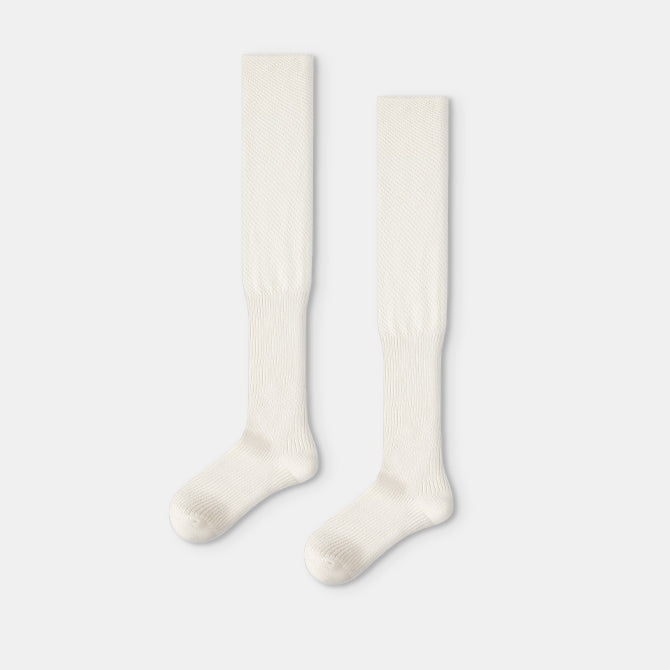 Cotton Thigh-High Socks for Women
