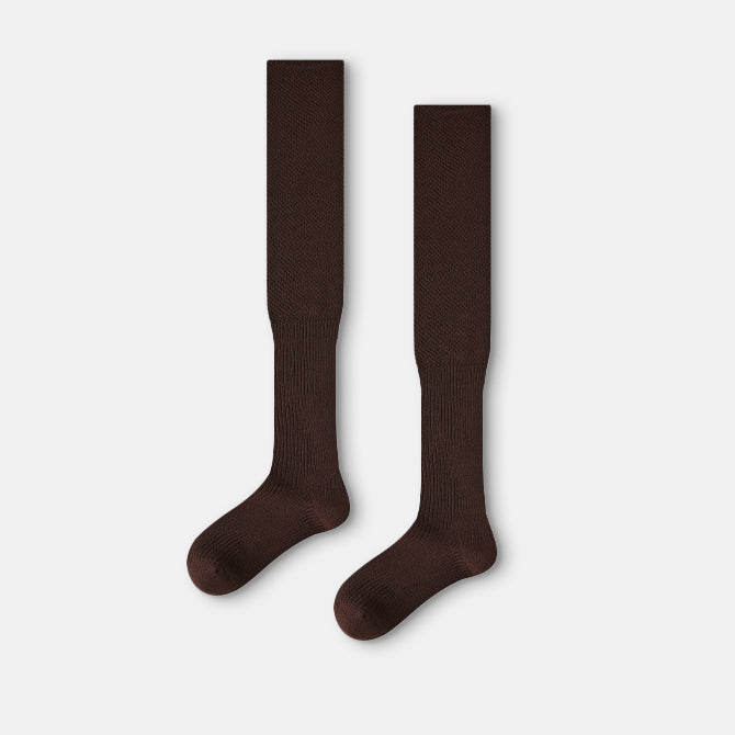 Cotton Thigh-High Socks for Women