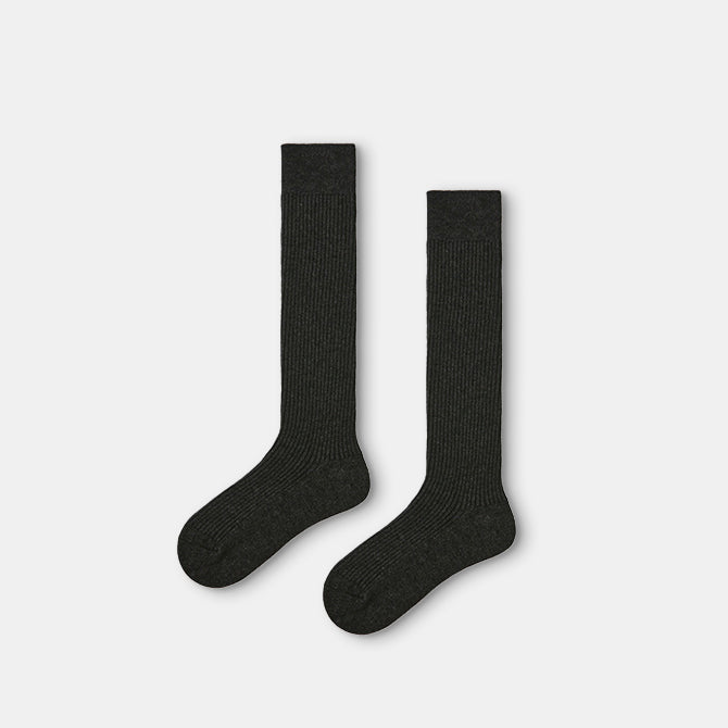 Wool Knee-High Light Compression Socks for Women