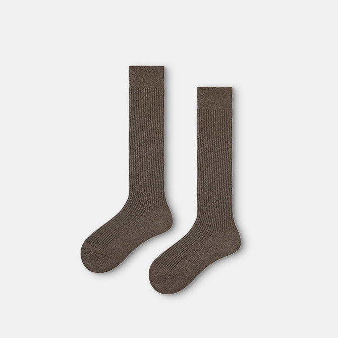 Wool Knee-High Light Compression Socks for Women
